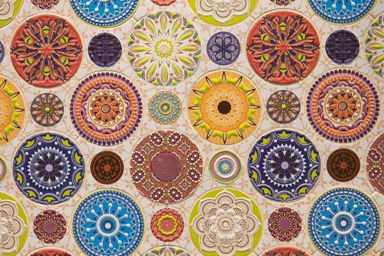 Mandala - Keramické mozaiky