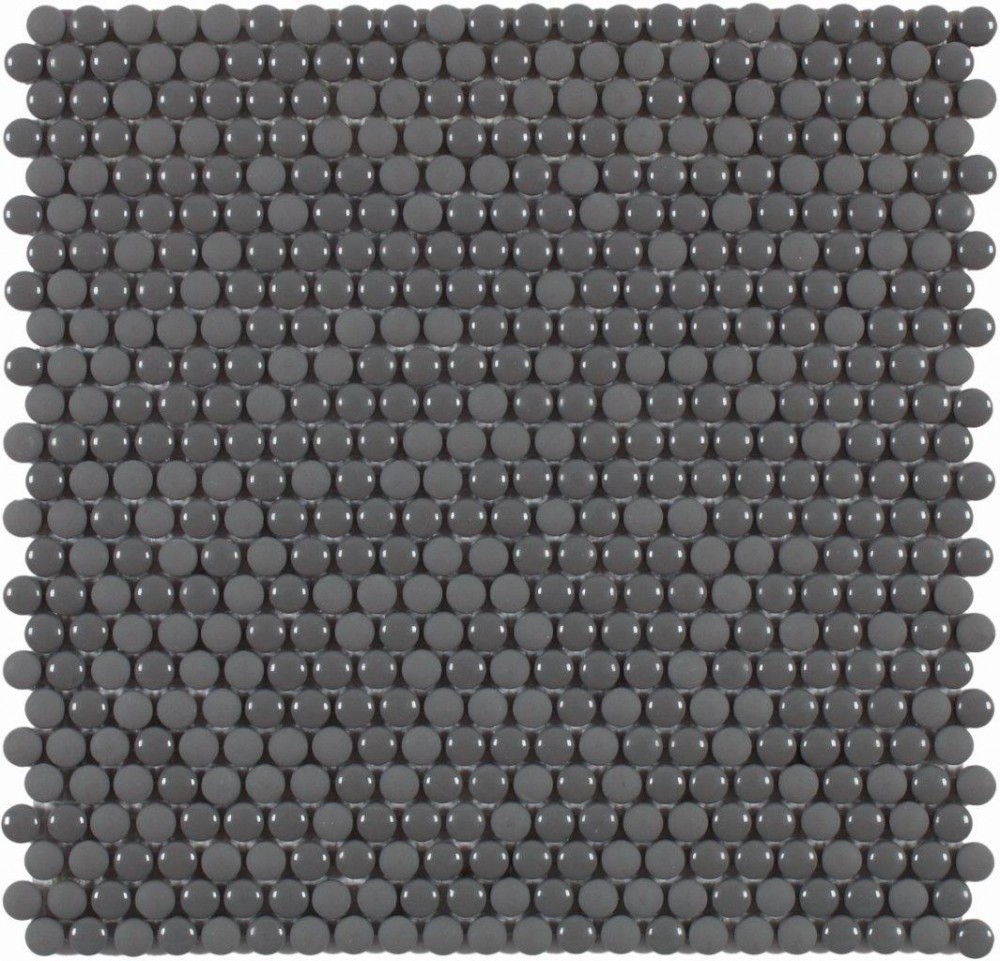 Dots Grey - Skleněné mozaiky
