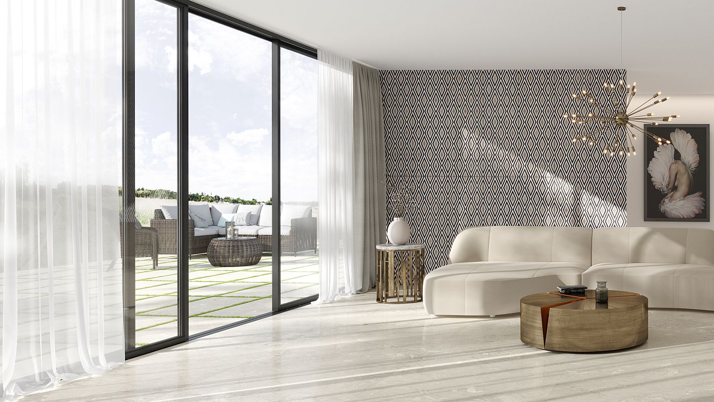 Borghini - Luxusní dekorovaný obklad do vaší koupelny a interiéru je dílem špičkových designérů prémiového výrobce Apavisa